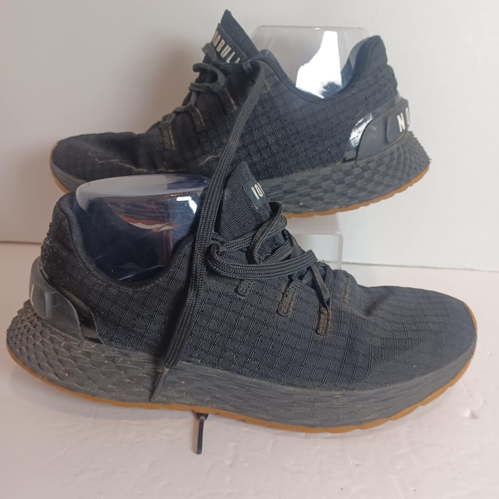 Nobull Unisex Gum‎ Trainer Black Running Shoes Sneakers Size M 6 W 7.5 Comfort